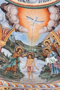 Paintings by Zahari Zograf on the Outer Walls of the Rila Monastery